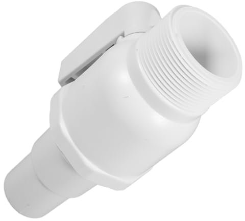 SUPVOX Vanne à Bille Double Voie 1,5-1,25 Pouces En Pvc Pour Piscine, Vanne D'arrêt Compatible Avec Skimmer De Filtration, Raccord Plomberie Piscine Contrôle Débit Fiable