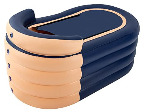 jiumxliu Baignoire gonflable portable pour adultes - Baignoire mobile à quatre couches avec pompe à air électrique pour la maison et l'extérieur