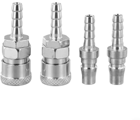 Raccord de tuyau de gaz, buse en cuivre avec valve d'arrêt intégrée, assemblage de couplage autobloquant en alliage de zinc pour jardin, barbecue, camping-car, caravane