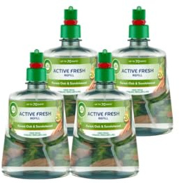 Air Wick Active Fresh Forest Eiche und Sandelholz Nachfüllpackung für automatische Lufterfrischer 4x228ml