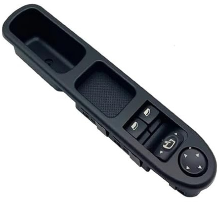 Para Peugeot 307 2000-2005 Interruptor Elevalunas Eléctrico Delantero Izquierdo Conductor Botón Plegable 6554.E4 6554E4 96351622XT Botón Elevalunas