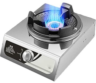 Tragbarer Gasherd Einzelbrenner, 40 kW kommerzieller Kochring für Kochen im Freien und Camping, Energieklasse A