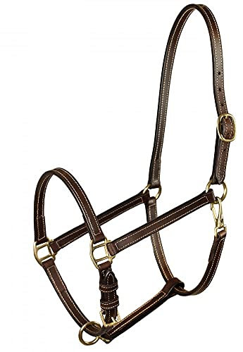 HORZE Fremont Lederhalfter, Braun, XF