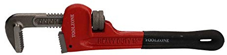 AB Tools 10 inch Stilson Pipe Wrench with Soft Grip SP121