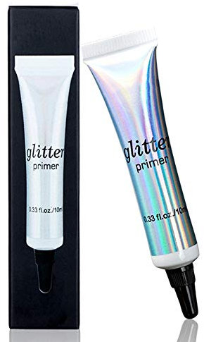 Glitzer Primer Makeup Basis, Lidschatten Applikator Glitzer Gesicht Make-up Lidschatten Lippenstift Basis Primer Foundation Highlighter Creme