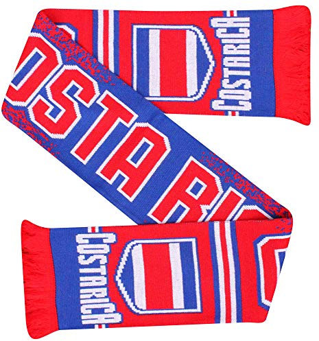 Costa Rica New World Cup Football Scarf (100% Acrylic)