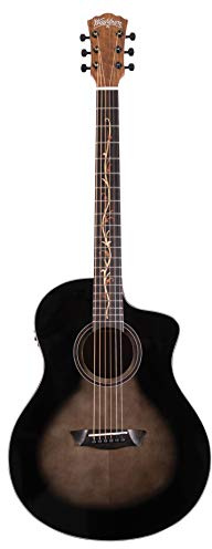 Washburn Bella Tono Vite S9V Studio Cutaway Acoustic Electric Guitar (BTS9VCECH-D)