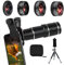 Handy-Kamera-Objektiv-Set für iPhone, Samsung, Android, 20-faches Teleobjektiv, Weitwinkel- und Makro-Objektiv, Fisheye, CPL-Objektive, 7, 6 Plus und anderen Smartphones