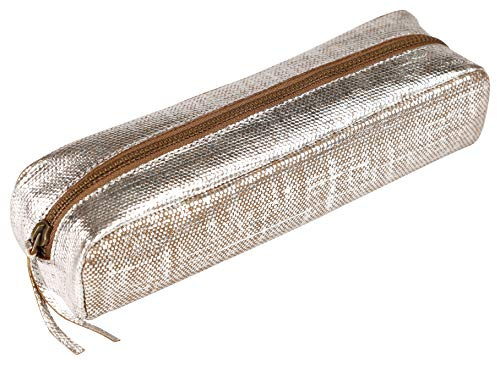 Clairefontaine 410041C Penale Kleo-Pathra 21x6x4cm Lammleder Silber