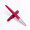 HONGDIAN 617 Series Fountain Pen, Extra Fine Nib Red Colour Barrel, Silver Clip Metal Ink Pen with Gift Box Set