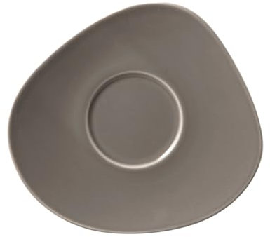like. by Villeroy & Boch Organic Taupe Kaffee-Untertasse, taupe, 17,5 x 16 x 2 cm