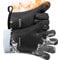 Loveuing Gants de Cuisine en Silicone et Coton Double Couche Résistants à la Chaleur - Gants de Four et de Barbecue Parfaits pour la Cuisson - 1 Paire
