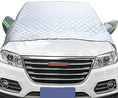 Auto Frostschutz Abdeckung Halbgarage Auto Winter, Gegen Strahlung, Sonne, Staub, Schnee, EIS, Frost, 145x245cm-SUV universal