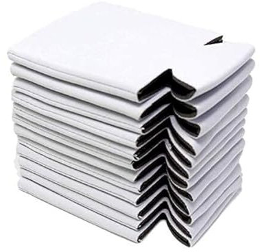 zalati Can Cooler Sleeves 10pcs Soft Aisladas Reutilizables Bebida Coolies para DIY Cerveza Soda Botellas de Agua