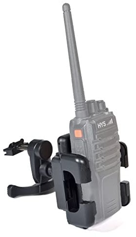 HYS Car Vehicle Air Vent Bracket Holder Mount Compatible for BAOFENG MOTOROLA YAESU ICOM WOUXUN Handheld Walkie Talkie, 1 Pack (1 Pack)