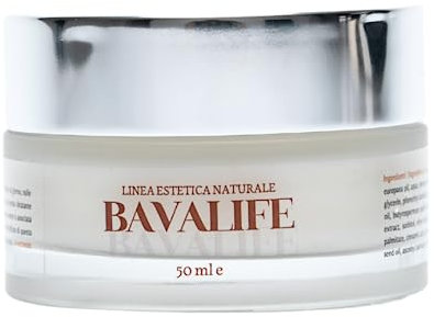Bavalife Crema Viso | 70% Bava di Lumaca, Olio di Rosa Mosqueta e Acido Ialuronico | Effetto Lifting e Antirughe | 50 ml
