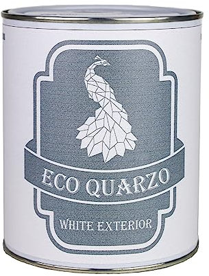 NICOLA VERNICI Eco Quarzo Bianco, Uniformante Ecologico con Protezione Durevole, per Interni ed Esterni, a Base di Acqua, Made in Italy - Formato 1 lt