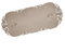 Tischdecke Mitteldecke Tischläufer Deckchen Kissenhülle Herbst beige braun Bestickt mit Blättern Leinenoptik (30 x 70 cm)