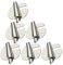 Iegefirm 6 Pièces D'Ourlet Roulé à Coudre, 3 Mm-8 mm 6 Tailles Pression Roulé Machine à Coudre Pied-De-Biche Ourleur Accessoires