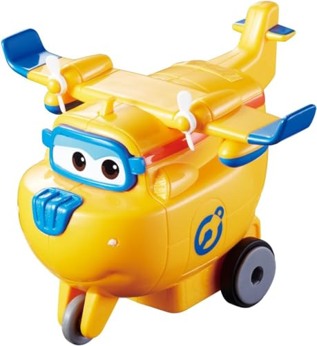Super Wings Donnie Schwungrad-Flugzeug, 3+ Jahre, Gelb, Cartoon, Kleinkind, 10 x 8 x 11 cm
