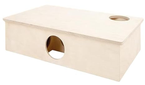 LOVIVER Maison de Hamster, Multi-Chambres, décor d'habitat Amusant, de Hamsters, Maison de gerbilles pour Petits Animaux de Compagnie,