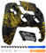 eXtremeRate Luna Coque Manette pour ps5 BDM-010/020/030/040/050,Façade pour ps5 Controller avec Pavé Tactile-The Great Golden Wave Off Kanagawa Noir