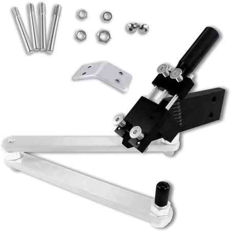 Lawn Mower Blade Sharpener (5005,Black) Blade Balancer 15°-45° Adjustable for Right and Left Hand Lawnmower Blades Straight and Standard Lawn Mower Blades