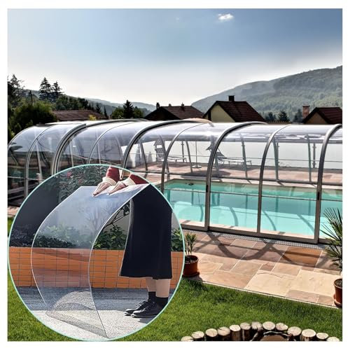 Serres Panneaux De Toiture Isolants,Plaque De Remplacer Serre Transparente,Panneau De Revêtement De Toiture En Fibre De Verre,pour Jardin,Serre,Abri D'auto,Auvent De Se(Size:20*80 cm,Color:Clear：2 mm)