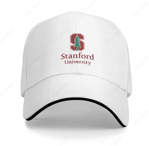YANIUIE Stanford University Sandwich Cap Unisex Classic Baseball Capunisex Verstellbare Kassette Papa Trucker Hut für Männer Frauen