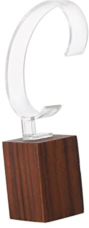 COLLBATH Uhrenregal Wohnaccessoires Quadratische Uhr Armband Lagerregal Uhrenvitrine Schmuckständer Schmuckhalter-organizer Lichthausdekorationen Für Zu Hause Armband-organizer Holz