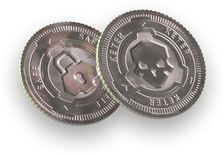 SCP Foundation Safe Keter Zink Alloy Decorative Coin
