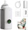 2025 Chauffe Biberon Portable, Chauffe-biberon Électrique Lait Maternel, Chauffe Biberon USB Sans Fil, Chauffe Biberon Voyage Portatif 6000mAh, 48 Heures d'isolation, Bottle Warmer for Travel