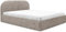 Moon Polsterbett mit Lattenrost aus Holz Doppelbett mit Lattenrost Moon Kopfteil 90x200 120x200 140x200 160x200 180x200 200x200 (Quelle 05 - beige, 200x200)