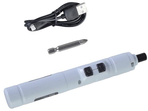 Juego de destornilladores eléctricos inalámbricos con punta intercambiable, destornillador recargable para dispositivos electrónicos