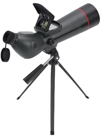 Akozon 18x Digitales Zoom 4K -Spottspiel mit Dual Screen & Stative, Ideal für Vogelbeobachtung und Wildtiere mit Einer Langlebigen 4500 -mAh -Batterie