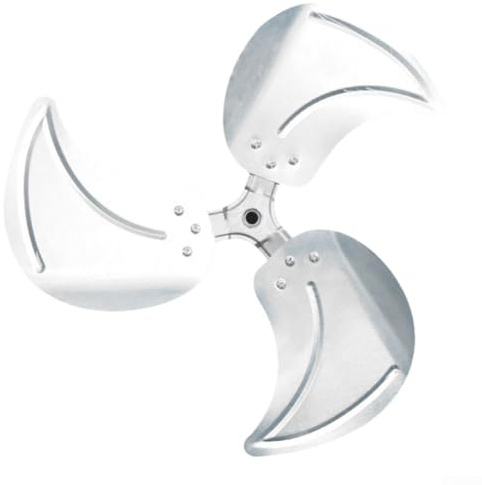 Lecreatekit Floor Fan Blades, Industrial Aluminium Alloy Metal Iron Fan Blades Thickened Sit Lie Down Accessories(16inch)