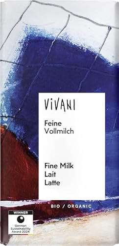 Vivani Bio Tafelschokolade Feine Vollmilch, 80 g