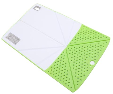 AMONIDA Planche à Découper Pliante Multifonctionnelle, Gain de Place pour la Cuisine, Plastique 9,8x16,5 Pouces, 1 Pièce