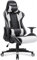 Gaming Stuhl Bürostuhl Schreibtischstuhl mit Armlehne Gamer Stuhl Drehstuhl Höhenverstellbarer Gaming Sessel PC Stuhl Ergonomisches Chefsessel mit Fußstützen (White)