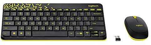 Logitech MK240 NANO Mouse and Keyboard Combo Black Color