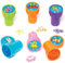 Baker Ross Selbstfärbende Stempel „Unterwasserwelt“ für Kinder zum Basteln und Dekorieren von Karten und Bastelarbeiten – kleine Geschenke für Sommerfeste (10 Stück), 2 cm