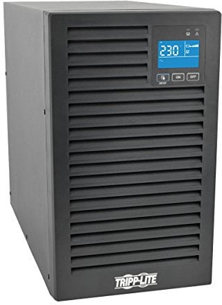 Tripp Lite SUINT3000XLCD SmartOnline-USV 230V, 3kVA, 2700W Online-Doppelwandler, Tower, Verlängerte Betriebszeit, Netzwerkkartenoptionen, LCD, USB, DB9