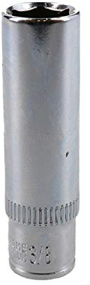 3/8 Deep SAE Socket 1/4 Drive 48mm Length 6 Point Chrome Vanadium Steel