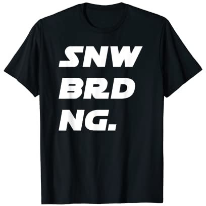 Snowboarden Fahrt Snowboard T-Shirt