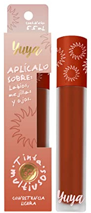 YuYa - Republic Cosmetics Soledad - Tinte para labios, mejillas y ojos de larga duración, aloe vera, rosa salmón, tamaño perfecto, llévalo a todas partes