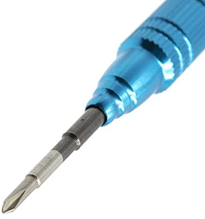 CABLEPELADO Tournevis triwing pointe 2,0 mm Compatible avec Switch, Nintendo Wii, NDS, NDSL, DS Lite, GBA, Gameboy Advance, MacBook Pro, Tournevis de précision, Rotatif, Pointe Y 2,0 mm