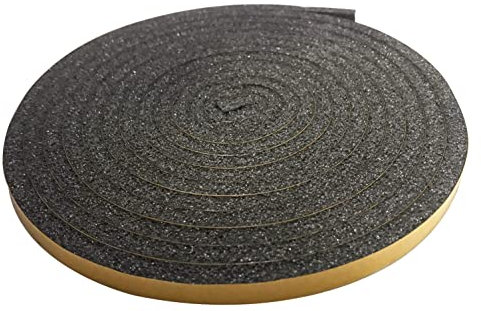 Respekta Dichtband zur Montage von Einbauspülen und Kochfeldern 7 mm x 5 mm x 3 m / Selbstklebendes Dichtungsband / Wasser- & Öldicht / Modell: Typ / Modell: Dichtband 3x7