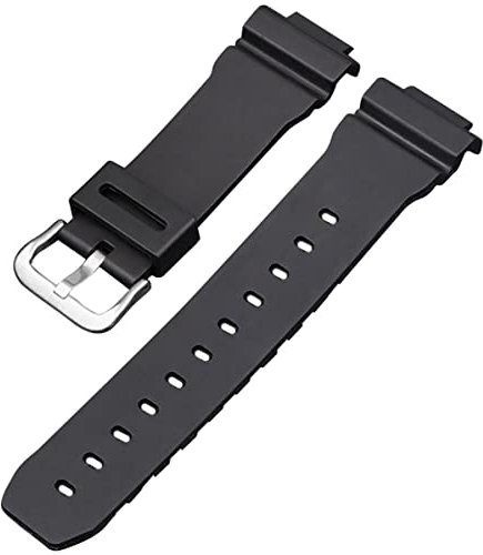 BBZ 16MM Gummiarmband kompatibel mit Casio GA-100/110/120/400/700 DW-5600, GW-M5610, DW-6900, GA-2100