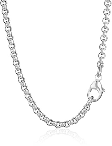 NKlaus Erbskette erbskette 925 silber, für Damen, 2,9mm 50cm, 1 Stück | Breite: 2,9mm; Gewicht: 9,9g; 9,9g; 9,9g
