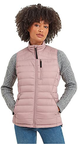 TOG24 Drax Womens Packable Down Gilet, Padded Ultra Warm, 600 Fill Power Natural Down Filling, Lightweight Ladies Bodywarmer, Sleeveless Jacket, Ideal For Winter & Travel